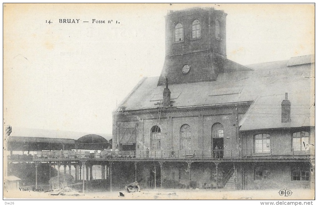 Bruay - Mines - Fosse N°1 - Carte E.L.D. N° 14 Non Circulée - Autres & Non Classés