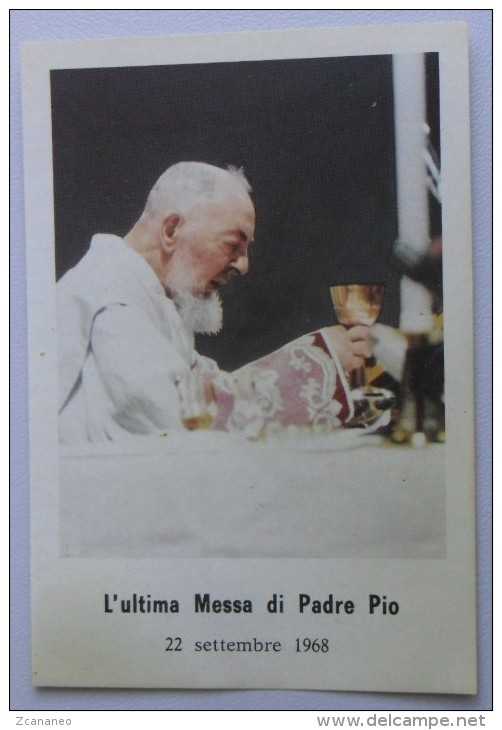 *SANTINO L'ULTIMA MESSA DI PADRE PIO - - Santini