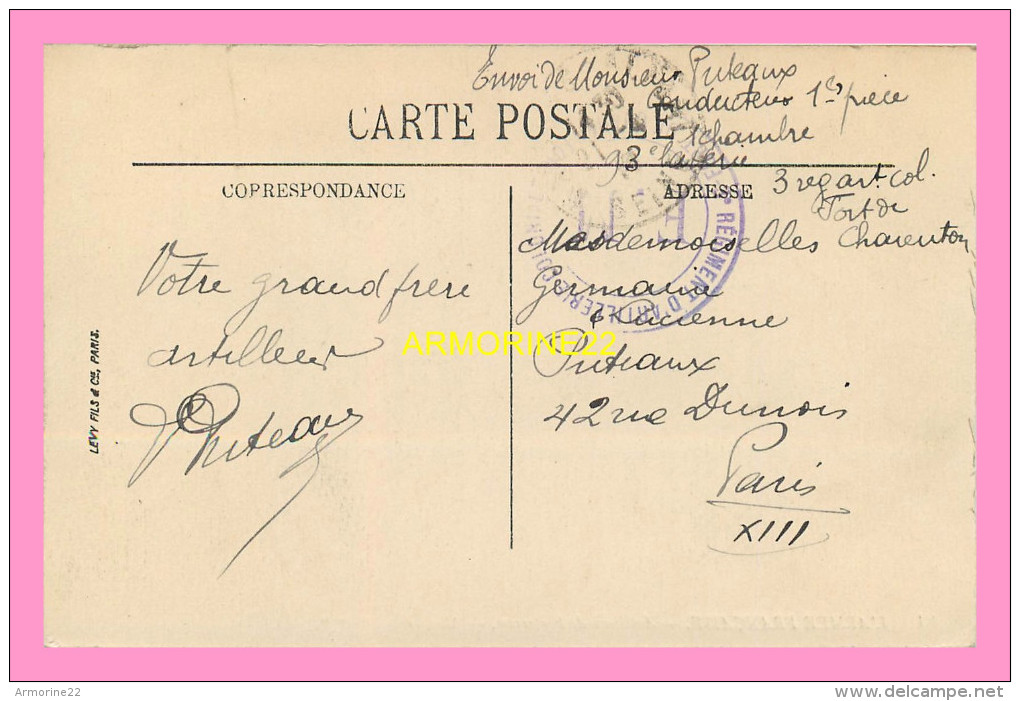 CPA  ARMEE FRANCAISE  Artillerie De Forteresse Mortier De 220m/m - Materiale