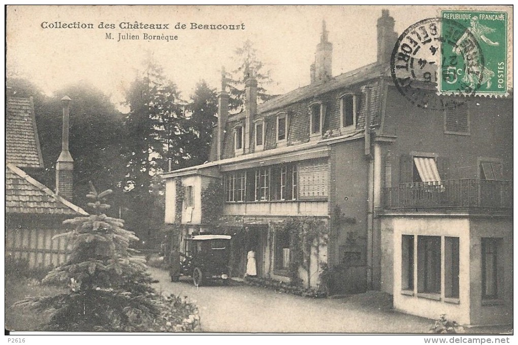 BEAUCOURT - 1914-   COLLECTION DES CHATEAUX DE BEAUCOURT -  M. JULIEN BORNEQUE - Beaucourt