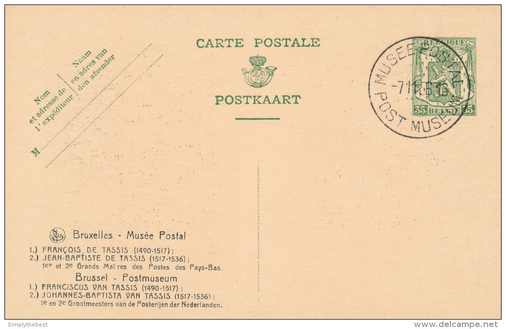 Cartes Illustrées - Série De 10 Cartes Oblitérées 1er Jour Musée Postal 7/11/36 - Avec Croix Sur Couronne  --  XX124 - Illustrated Postcards (1971-2014) [BK]