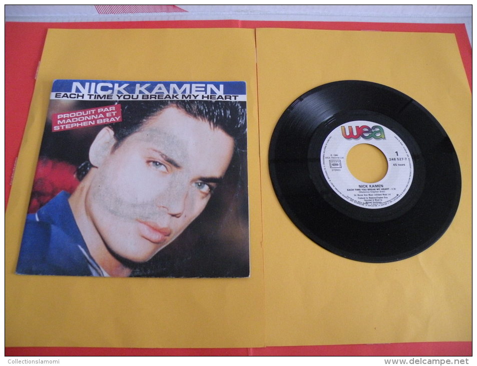 Nick Kamen, Produit Par Madonna Et Stephan Bray - 1986 - Voir Photos,disque Vinyle - 2 € Le Vinyle 45 T - Disco & Pop