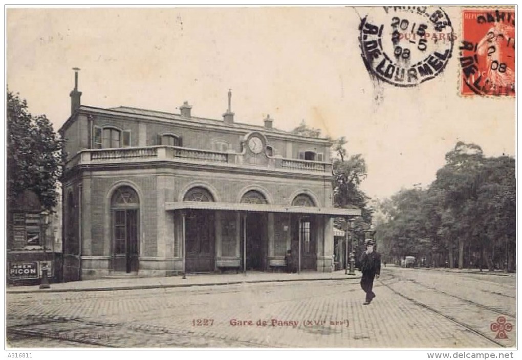 Cpa   GARE DE PASSY - Other & Unclassified