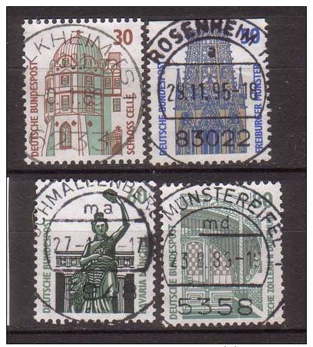 BRD , 1987 , Mi.Nr. 1339 A - 1342 A O - Gebraucht