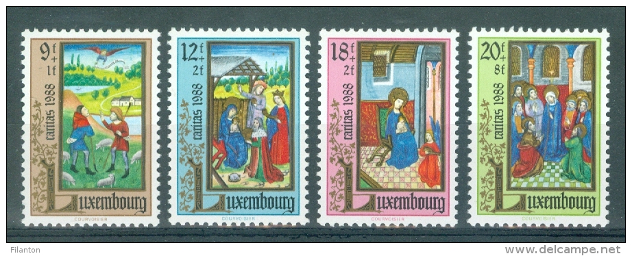 LUXEMBOURG - Mi Nr 1210/1213 - Caritas - MNH** - Cote 7,50 € - Neufs