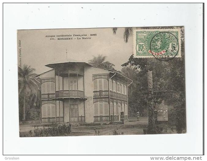 AFRIQUE OCCIDENTALE FRANCAISE GUINEE 161 KONAKRY LA MAIRIE - Frans Guinee