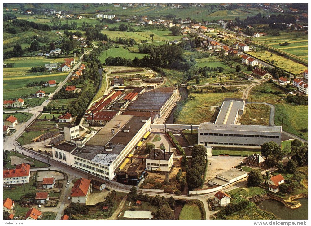 V54 Cpsm 88 Anould - Vue Aérienne Des Papeteries Du Souche - Anould