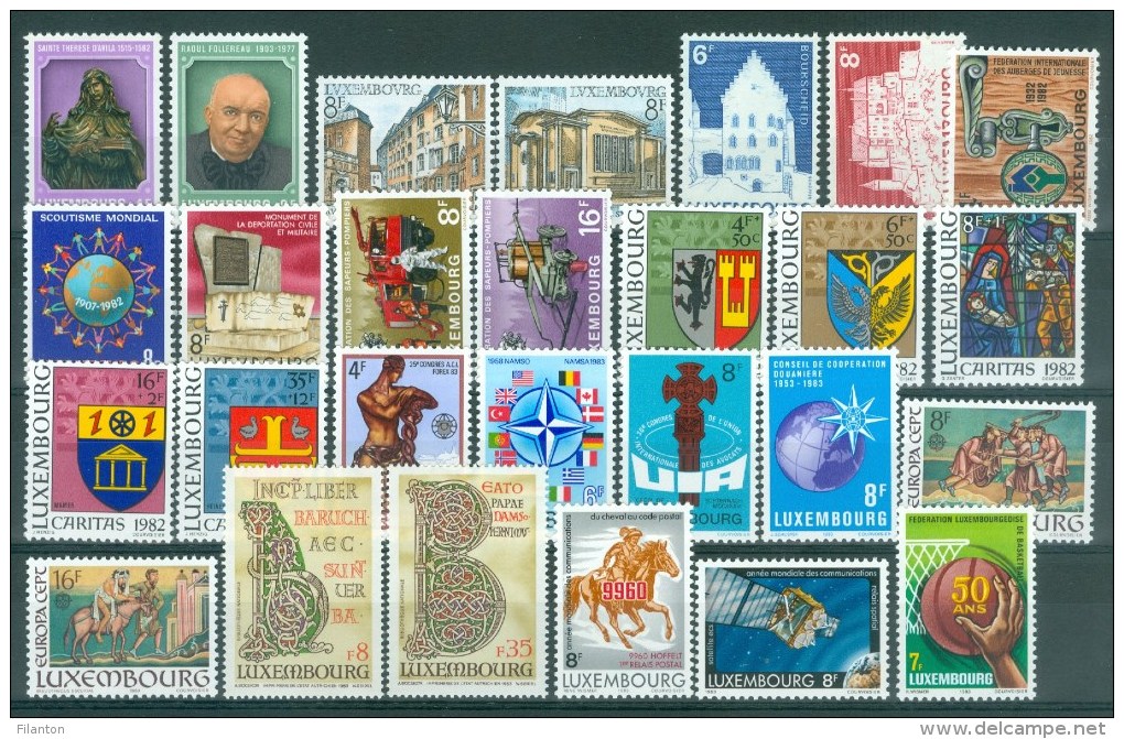 LUXEMBOURG - Selectie Nr 30 - MNH** - Cote 23,60 € - à 10% !!! - Collections