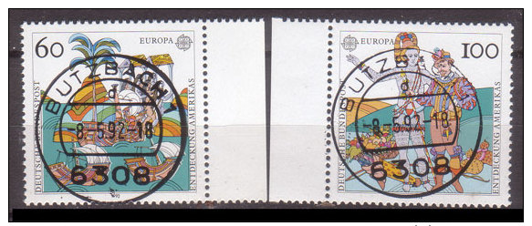 BRD , 1992 , Mi.Nr. 1608 / 1609 O Cept - Gebraucht