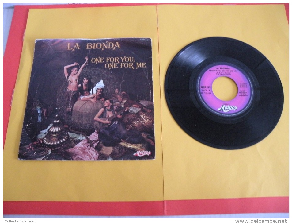 La Bionda - 1978 - Voir Photos,disque Vinyle - 2 € Le Vinyle 45 T - World Music