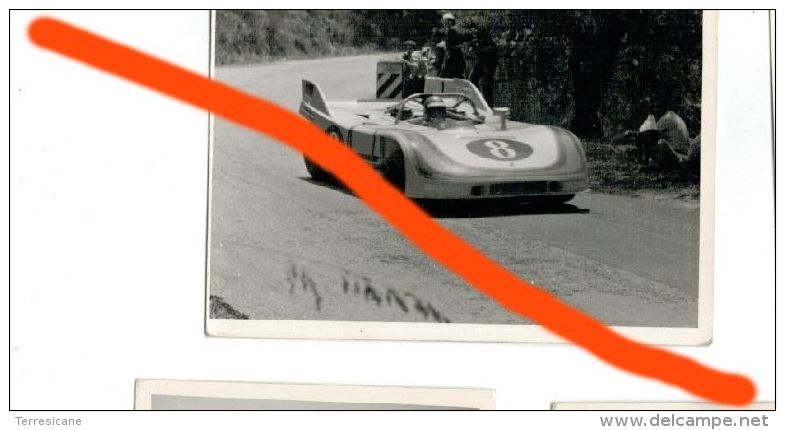 55 TARGA FLORIO 1971 ELFORD - LARROUSSE PORSCHE 908 RECORD SUL GIRO  FOTO ORIGINALE 9X13 CERDA - Cars