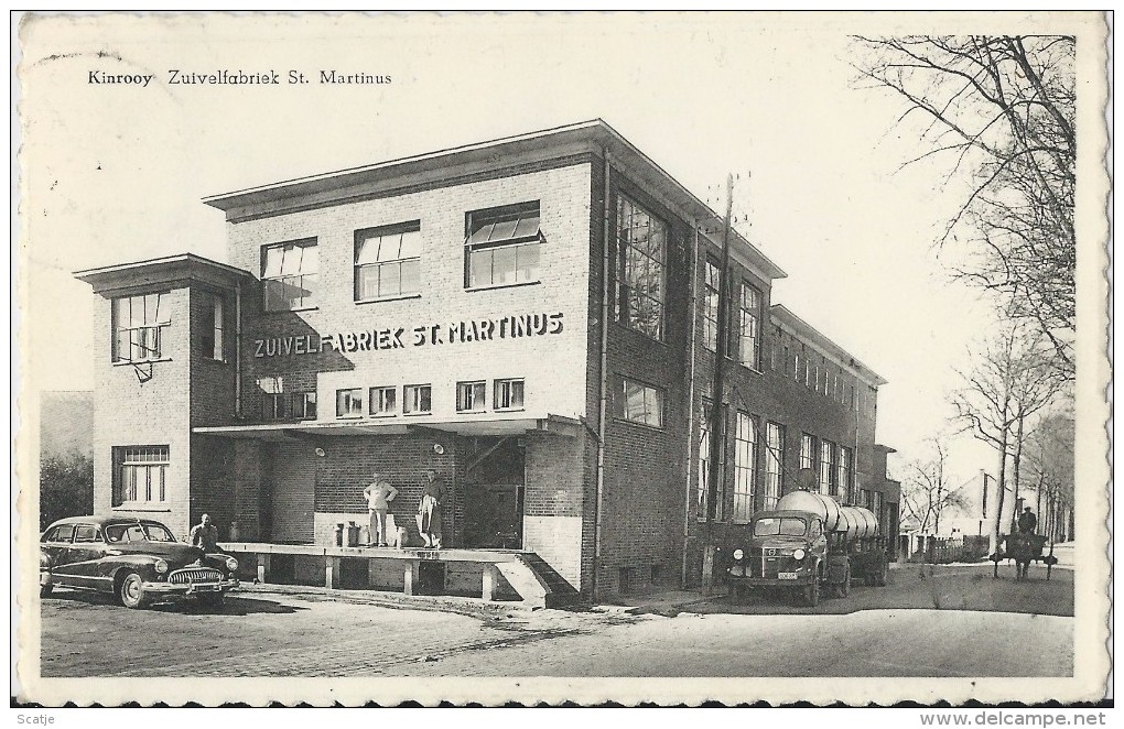 Kinrooy  -  Kinroy  -  Zuivelfabriek St. Martinus;  1954  Naar  Laak - Houthalen -  RELAIS Stempel! - Kinrooi