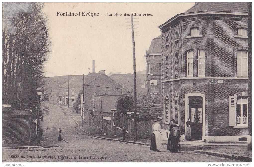 FONTAINE-L´EVEQUE : La Rue Des Clouteries - Fontaine-l'Evêque