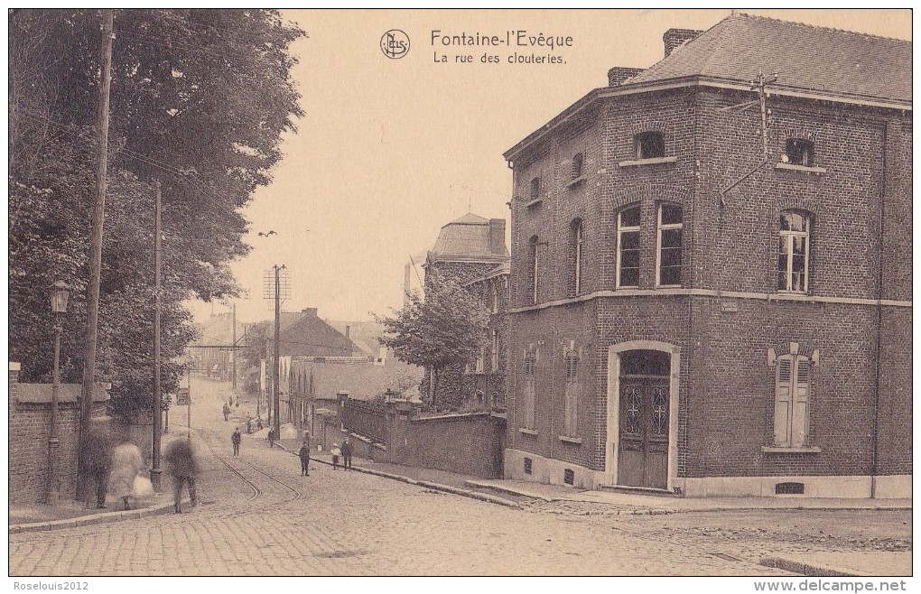 FONTAINE-L´EVEQUE : La Rue Des Cloutières - Fontaine-l'Evêque