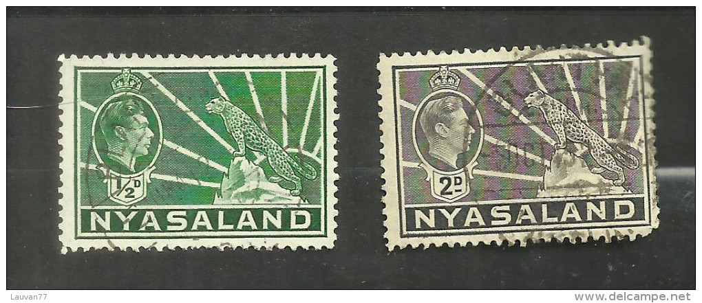 Nyassaland N°59, 62 Cote 3 Euros - Nyassaland (1907-1953)