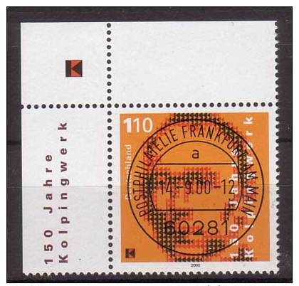 BRD , 2000 , Mi.Nr. 2135 O Eckrand Ersttagsstempel - Gebraucht