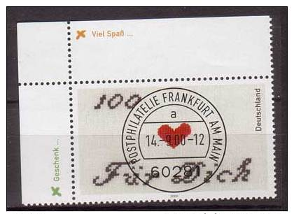 BRD , 2000 , Mi.Nr. 2138 O Eckrand Ersttagsstempel - Used Stamps