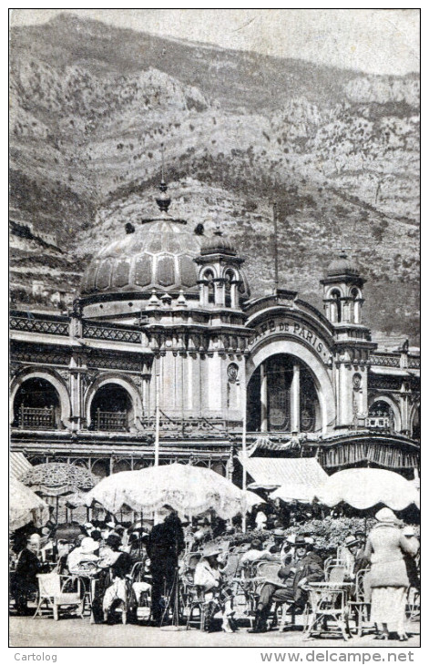 Monte-Carlo. Le Café De Paris - Cafés & Restaurants