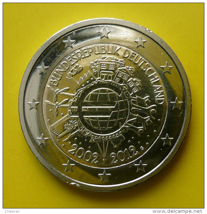 Münzen, EURO, BRD, 2 Euro, 2012 - G, - Germania