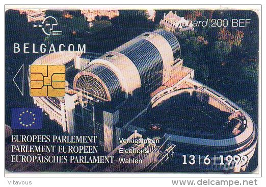 PARLEMENT EUROPEEN Europees  Parlement Collection  Télécarte Belgique Phonecard  (417) - Met Chip