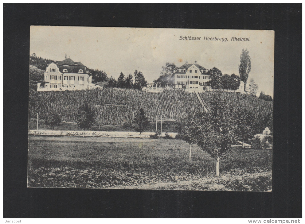 Schweiz AK  Schlösser Heerbrugg 1912 - Sonstige & Ohne Zuordnung