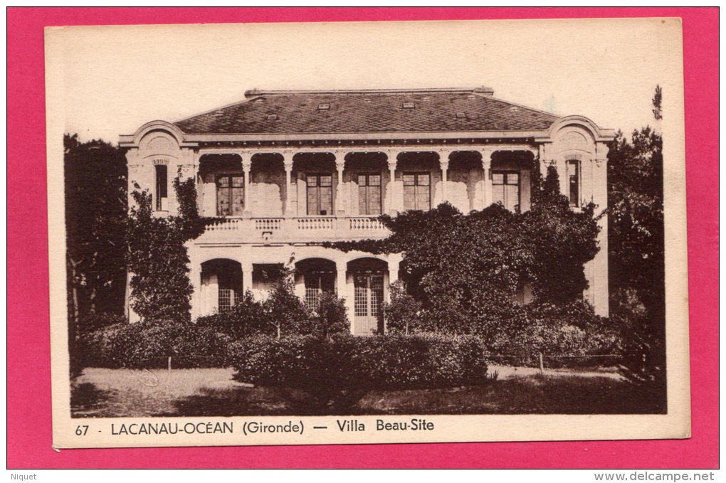 33 GIRONDE LACANAU-OCEAN, Villa Beau-Site, (Moutie, Lacanau-Océan) - Autres & Non Classés