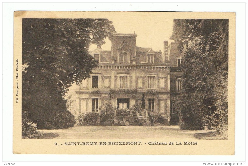 CPA 51 SAINT REMY EN BOUZEMONT Chateau De La Mothe - Saint Remy En Bouzemont