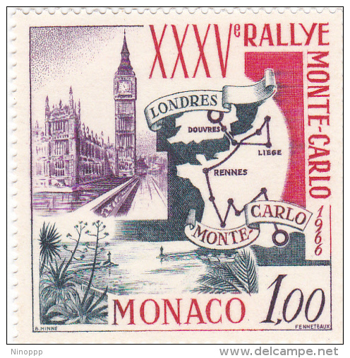 Monaco 1966 35th Rallye Monte Carlo MNH - Unused Stamps