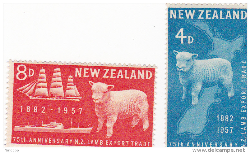 New Zealand 1957 Lamb Export MNH - Neufs