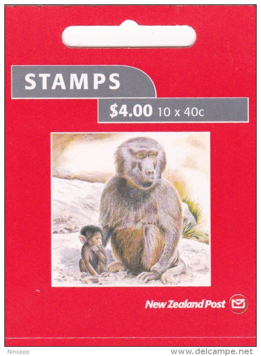 New Zealand 2004 Zoo, Baboon Booklet MNH - Booklets