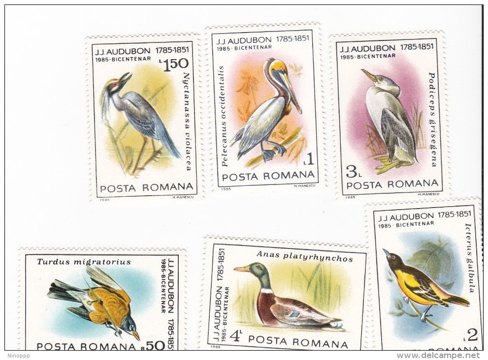 Romania 1985 Birds MNH - Other & Unclassified