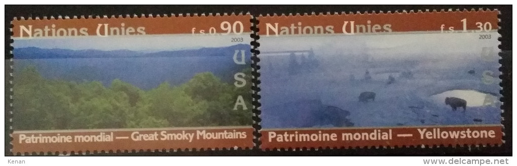 UN Geneva, 2003, Mi: 473/74 (MNH) - Neufs