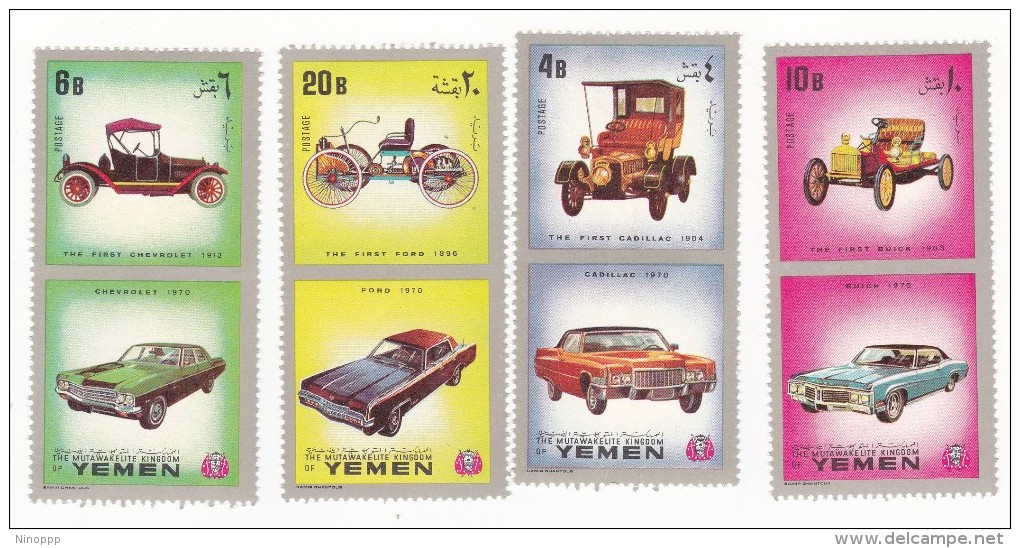 Yemen 1970 Cars S293 MNH - Cars
