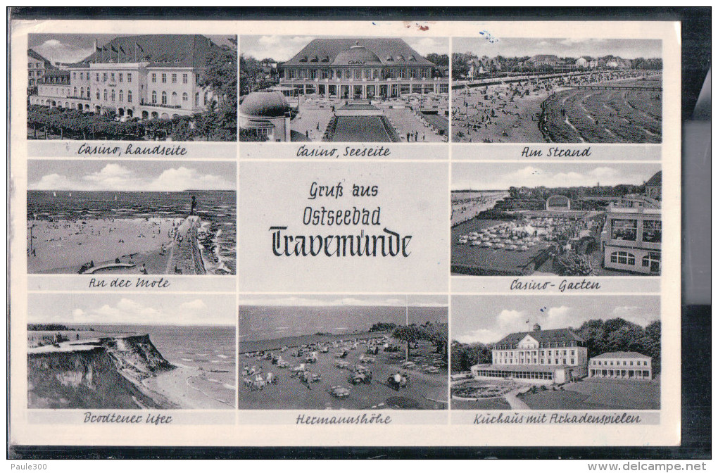 Lübeck - Gruß Aus Ostseebad Travemünde - Mehrbildkarte - Lübeck-Travemuende