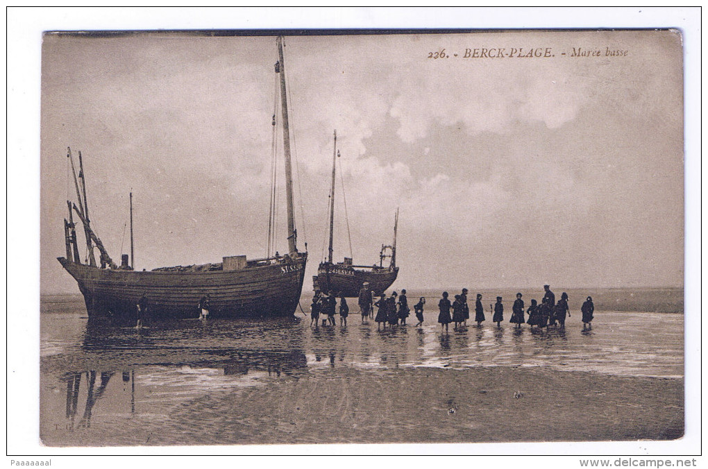 BERCK PLAGE  MAREE BASSE - Berck