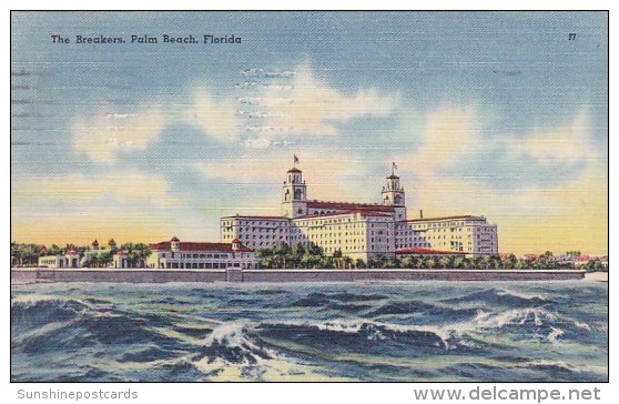 Florida Palm Beach The Breakers  1948 - Palm Beach