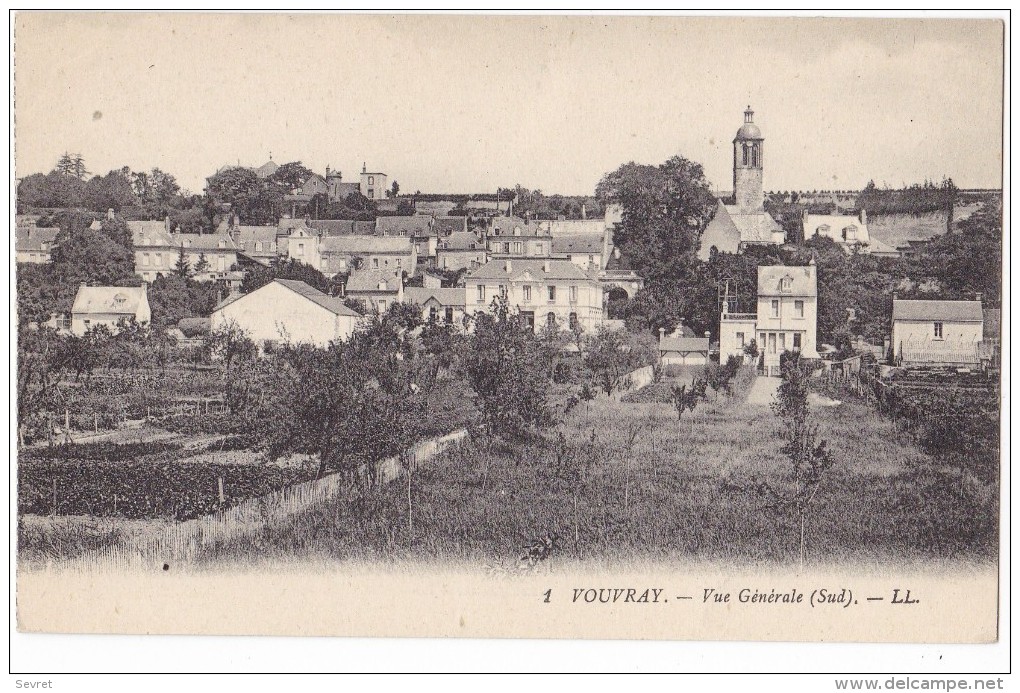 VOUVRAY. - Vue Generale (Sud) - Vouvray