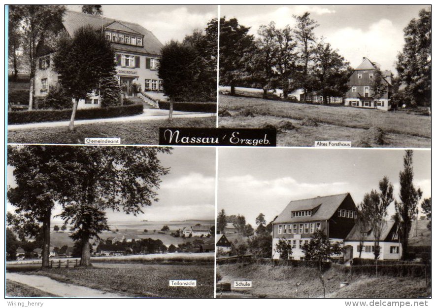 Frauenstein Nassau Im Erzgebirge - S/w Mehrbildkarte 1 - Frauenstein (Erzgeb.)