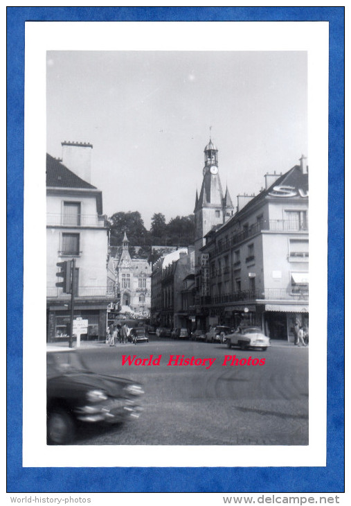 Photo Ancienne - CHATEAU THIERRY ( Aisne ) - Automobile CITROEN Ami 6 Au Carrefour - Mouvement Vitesse Move Car - Automobiles