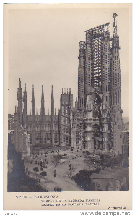 Espagne - Barcelona - Templo De La Sagrada Familia - Barcelona