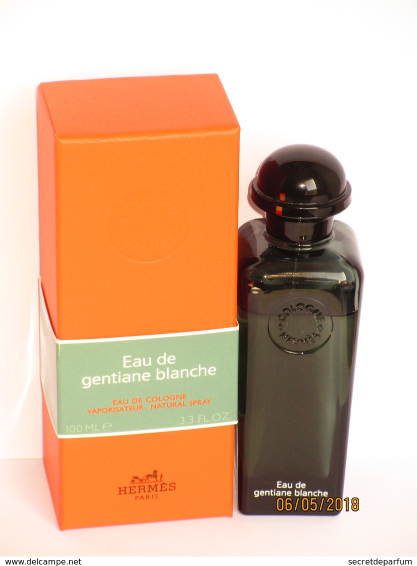 Flacon De Parfum Eau De Gentiane Blanche EDC  De HERMES  Spray 100 Ml + BOITE - Femme