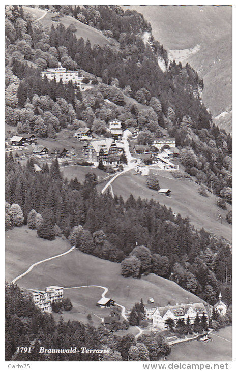 Suisse - Braunwald - Terrasse - Braunwald