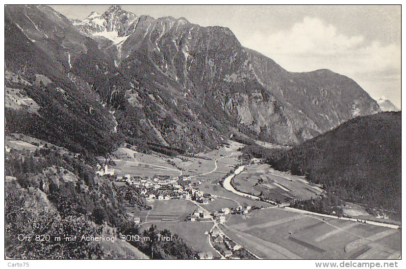 Autriche - Otz Mit Acherkogel - Postmarked Oetz 1959 - Umhausen