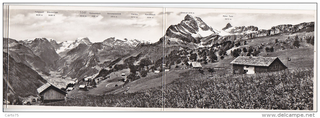 Suisse - Braunwald - Panorama Vom Rubschen - Carte 3 Volets - Braunwald