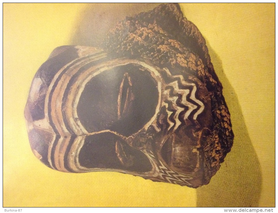 Poster, 24 X 31 , MASQUE LULUWA  ,   Congo, Arts Premiers Africains - Other & Unclassified