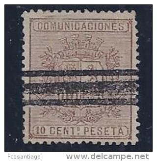 ESPAÑA 1874 - Edifil #153S Barrado - Sin Goma - Unused Stamps