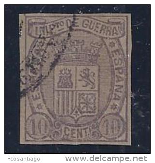 ESPAÑA  1875 - Edifil #154 - VFU - War Tax
