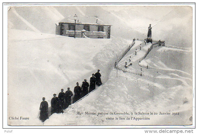 Mge Maurin Evèque De Grenoble, A LA SALETTE Le 10 Janvier 1912 ( 83342) - Autres & Non Classés