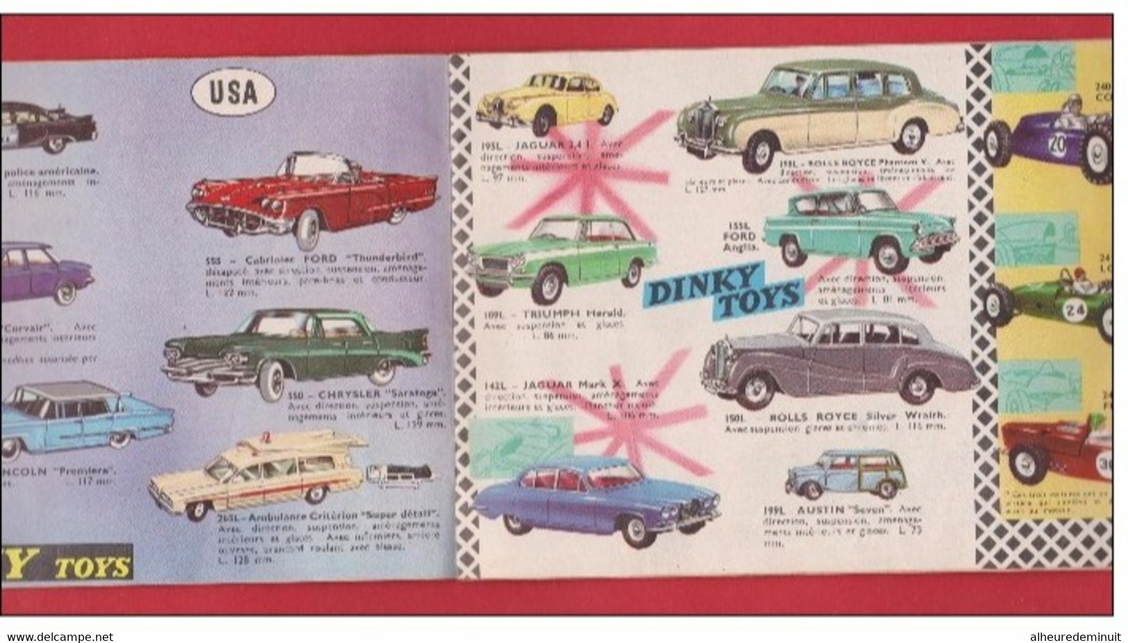 Catalogue DINKY TOYS"SUPERTOYS"1964"voiture Miniature"camions"militaire"DS"Peugeot"Renault"Citroën"2cv"simca"opel - Magazines