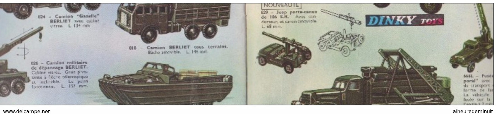 Catalogue DINKY TOYS"SUPERTOYS"1964"voiture Miniature"camions"militaire"DS"Peugeot"Renault"Citroën"2cv"simca"opel - Magazines